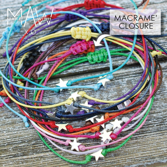 Mom Gifts ‖ I Couldn't Have Wished for a Better Mom ‖ Wish Bracelet ‖ Friendship Bracelet ‖ Bracelet & Anklet with Macrame' Closure