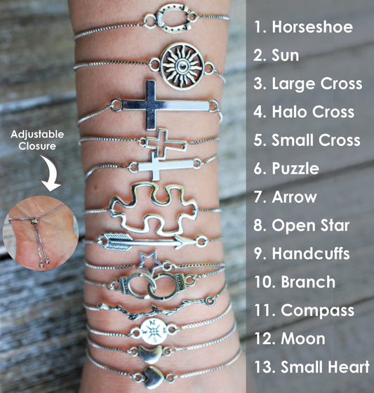 ADD-ON + Build your Box + Chain Bracelet with Adjustable Closure ‖ Bolo Bracelet