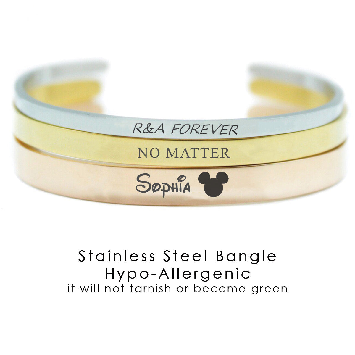 4 mm Bangle ‖ Laser Engraved Bracelet ‖ Cuff Bracelet ‖ Engraved Coordinate Cuff