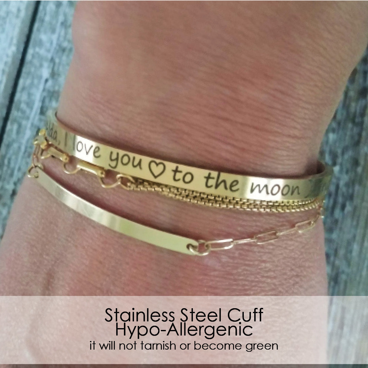 4 mm Bangle ‖ Laser Engraved Bracelet ‖ Cuff Bracelet ‖ Engraved Coordinate Cuff