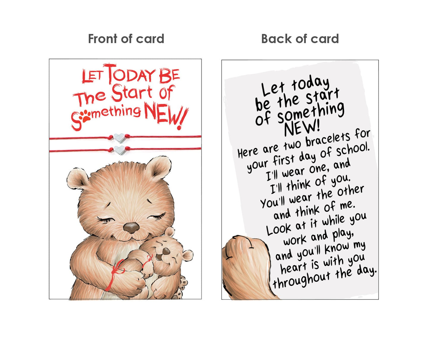 First Day of School Bracelets ‖ Back to School Wish Bracelet