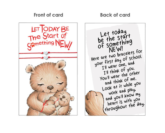 First Day of School Bracelets ‖ Back to School Wish Bracelet