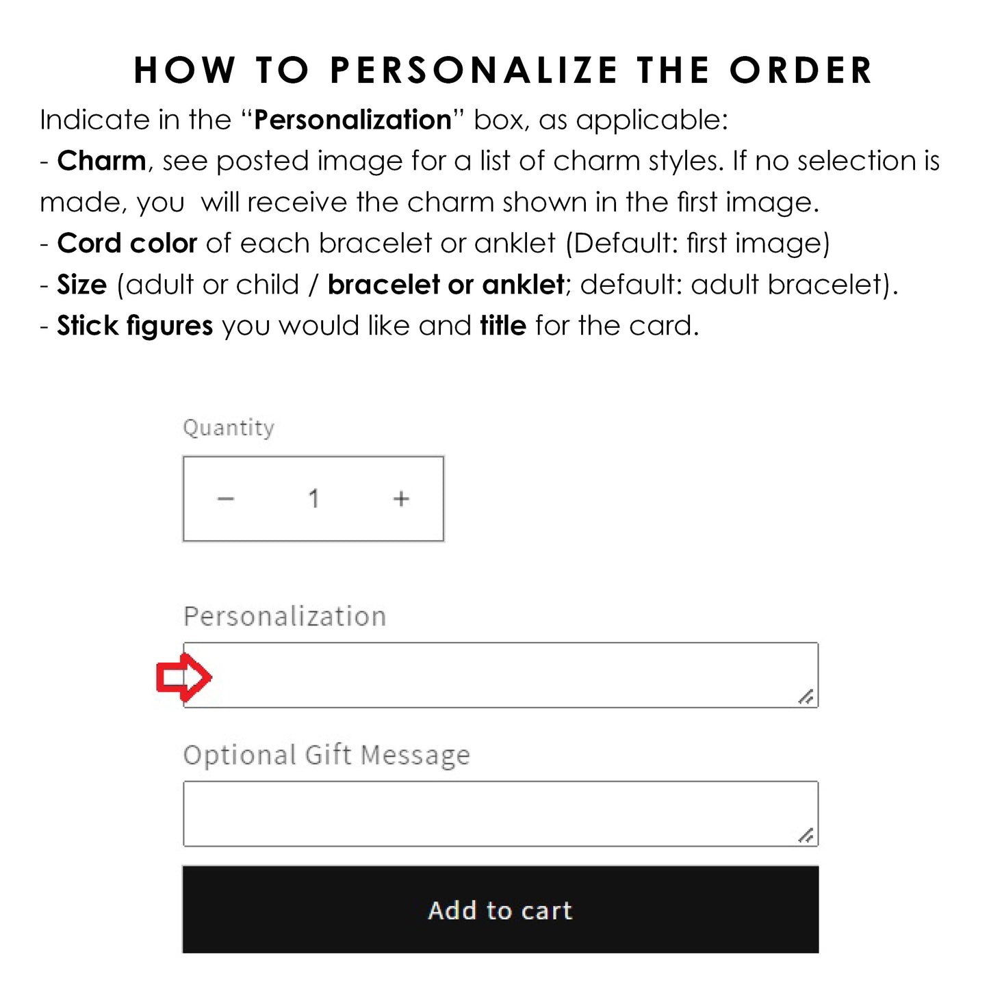 Family Bracelet ‖ Family Stick Figures ‖ Wish Bracelet ‖ Friendship Bracelet ‖ Bracelet & Anklet with Macrame' Closure