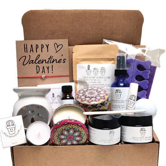 Valentine's Day Spa Gift Box ‖ Pamper Me Gift Box ‖ Essential Oil Set