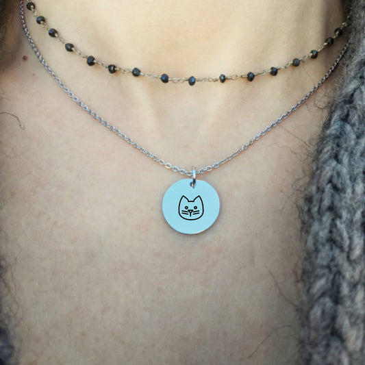 Unicon Coin Necklace ‖ Personalized Kids Coin Necklace ‖ Child Necklace ‖ Cheerleader Necklace ‖ Name Necklace