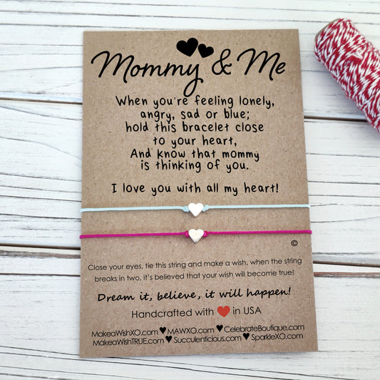Mommy and Me Bracelet ‖ Back to School Bracelets ‖ Wish Bracelet ‖ Friendship Bracelet ‖ Bracelet & Anklet with Macrame' Closure