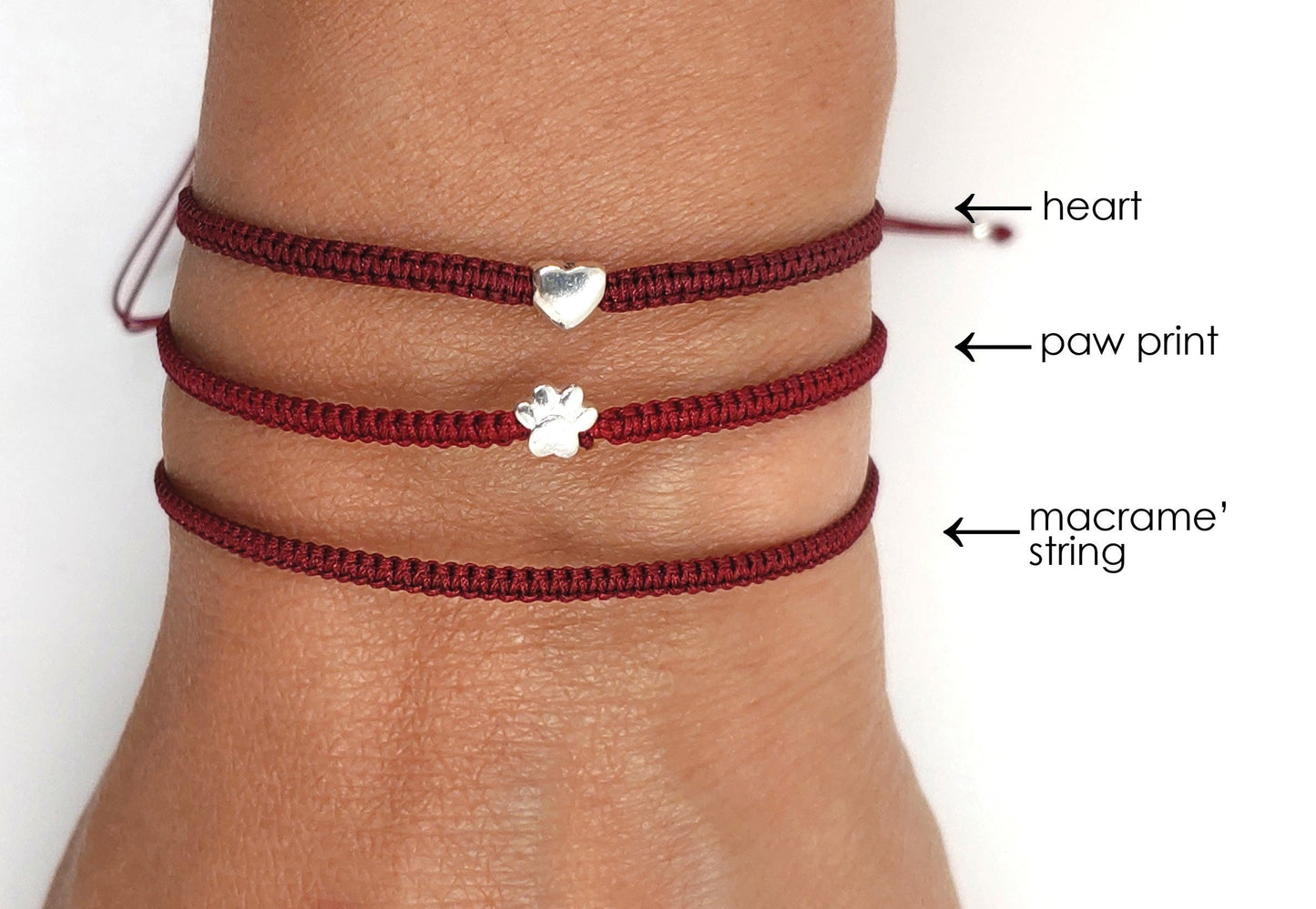 Red String of Fate ‖ Couple Bracelet Set with Card ‖ Kabbalah Red Thread Bracelet ‖ Couple Bracelet ‖ Red String Bracelet