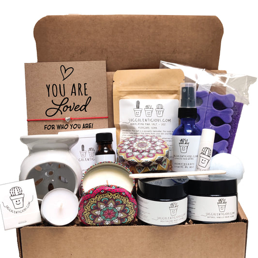 You Are Loved Spa Gift Box ‖ Pamper Me Gift Box ‖ Essential Oil Set